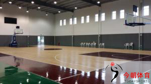 嘉兴体育公园篮球馆运动木地板