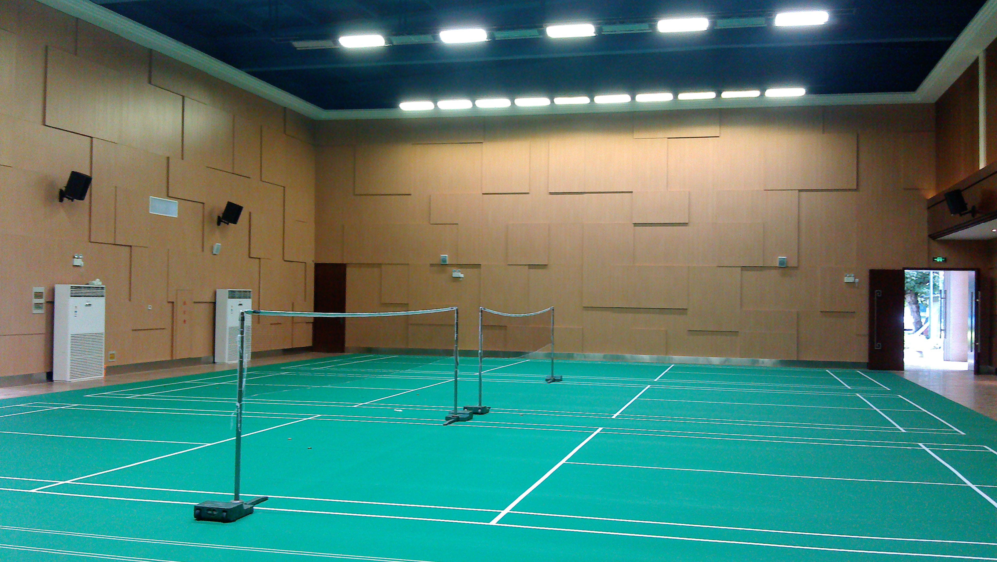 杭州市体育中心羽毛球垫