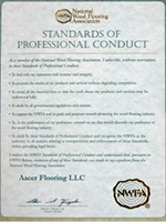 美国国家木地板协会专业产品证书